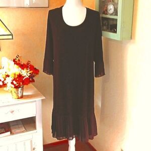 NWT Chocolate Brown Slinky Brand Shift Dress